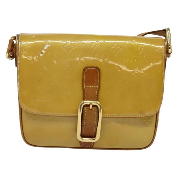 LOUIS VUITTON Monogram Vernis Christie GM Shoulder Bag Beige M91147 - Picture 2 of 12